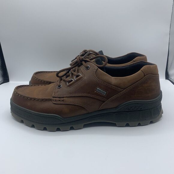 Ecco Track 25 GTX Shoes Low Men's EU 45 US 11 Brown Hiking Gore-Tex Leather - Picture 1 of 8
